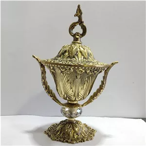 قندان دوبرگی پانیذ برنزی 