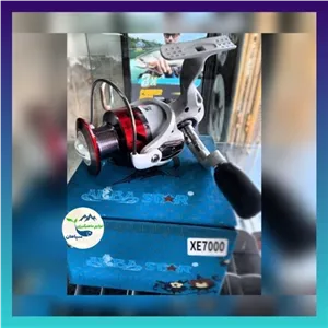 چرخ ماهیگیری آلبااستار 7000 بدنه فلزی اسپول فلزی