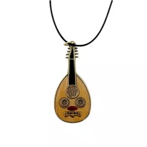 گردنبند فلزی ساز عود(بربط)