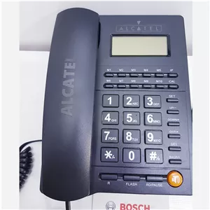 گوشی تلفن ثابت رنگ مشکی کالر ای دی دار کیفیت عالی مدل Noise less 3