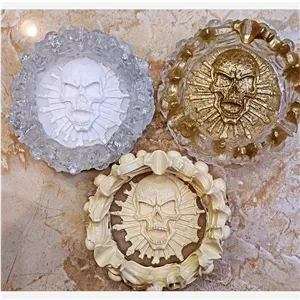 زیر سیگاری رزین طرح اسکلت