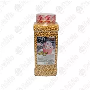  مروارید خوراکی رنگ طلایی (65گرمی)
