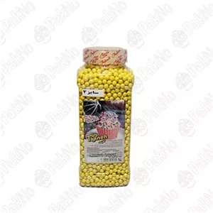  مروارید خوراکی رنگ زرد (65گرمی)
