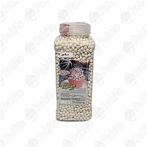  مروارید خوراکی رنگ سفید(65 گرمی)