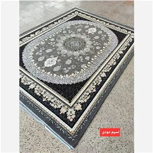 فرش ماشینی 500شانه بی سی اف 6متری نسیم دودی،فرش جهیزیه عروس 