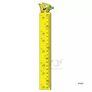 خط کش 20 سانتی MDF باب اسفنجی طرح RT047