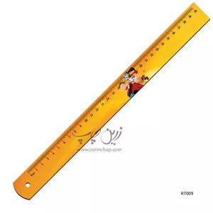 خط کش 30 سانتی MDF طرح RT009