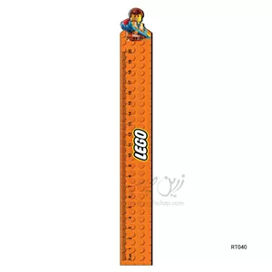 خط کش 20 سانتی MDF لگو طرح RT040
