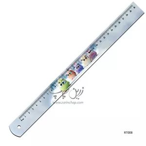 خط کش 30 سانتی MDF طرح RT008