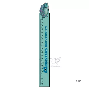 خط کش 20 سانتی MDF کمپانی هیولاها طرح RT037
