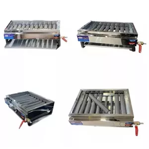 کباب پز گازی ( منقل ) 8 شعله استیل معروفی (پس کرایه)