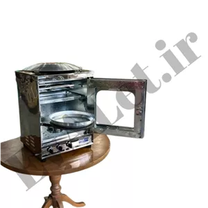 تنورگازی سه شعله ساج دار هیزم مدل درب پنجره ایی (پس کرایه)
