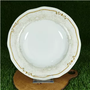 بشقاب خورشت خوری چینی الیزابت مدل فرناندو 23 سانت بسته 6 عددی با ارسال رایگان