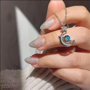 گردنبند زحل کهکشان نشان ابی