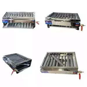 کباب پز گازی ( منقل گازی ) 9 شعله استیل معروفی (پس کرایه)