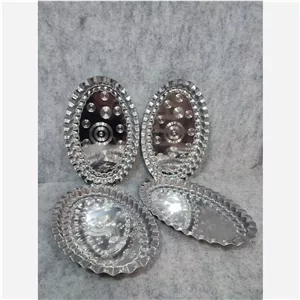 دیس استیل 4عددی ماهی خوری 