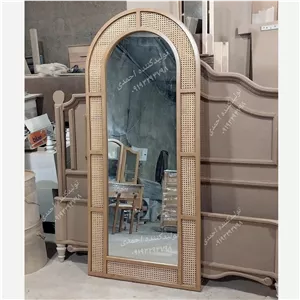 آینه قدی حصیری کلاسیک 