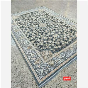 12متری فرش ماشینی 500شانه بی سی اف،تلما دودی فرش عروس 