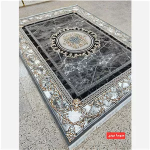 فرش ماشینی 500شانه بی سی اف 6متری،مدوسا دودی فرش جهیزیه عروس 