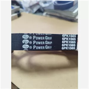تسمه شیاردار 6PK1565 مناسب دینام پژو 206 تیپ 1 و 2 برند پاور گریپ 