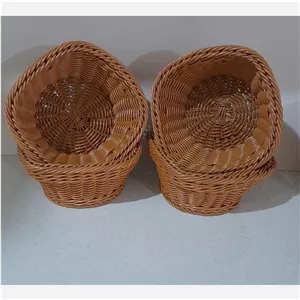 سبد سبزی کوچک یک نفره بسیار زیبا در رنگ بندی مختلف ارتفاع 8سانت اندازه دهانه 15در15سانت 
