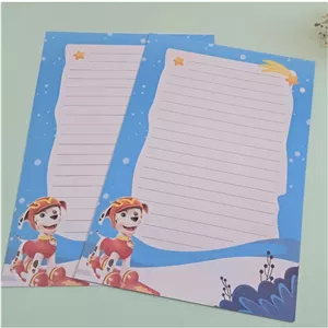 کاغذ a4 فانتزی خط دار طرحدار