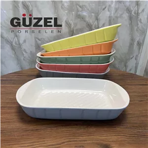 تابه سرامیکی فر و ماکروفری وارداتی برند guzel(گوزل)