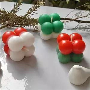 شمع مینی روبیک جذاب دررنگ بندی دلخواه شماقابل اجرلس 