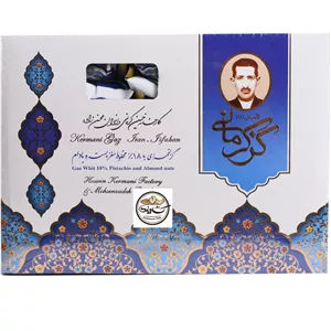 گز 18 درصد پسته و بادام کرمانی