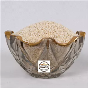 کنجد سفید خام 250 گرمی خالص