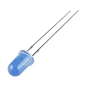 دیود ال ای دی 5 میل  آبی رنگ بسته 10 تایی