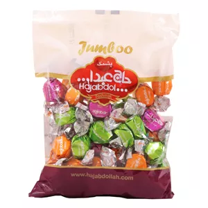 پشمک حاج عبداله میوه ای ( 250 گرم فله ) توت فرنگی ، پرتقال ، طالبی