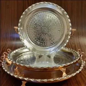 دیس مسی پایه دار طرحدار قطر  35