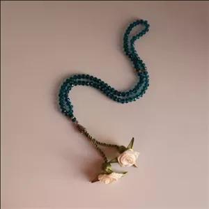 تسبیح سبز آبی 