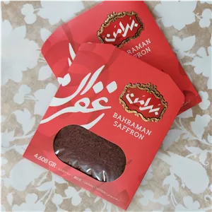 زعفران یک مثقال بهرامن بسته بندی جدید