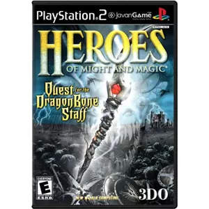 بازی  Heroes of Might and Magic - Quest for the Dragon Bone Staff برای PS2