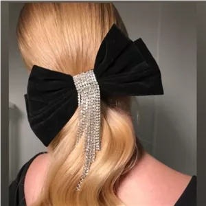 گیره پاپیون دوبل مخمل