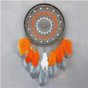 دیوارکوب دریمکچر با رنگهای طوسی و سفید و نارنجی (پس کرایه)