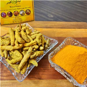زردچوبه نظام آباد درجه یک تیارمزه، خوش رنگ و خوش طعم 