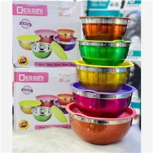 سرویس کاسه رنگی 5پارچه دسینی DESSINI