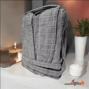 حوله پالتویی مردانه/زنانه 125 تنپاک (TANPAK) طوسی لارج و ایکس لارج(M-L)