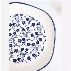 پیشدستی دفرمه گل آبی