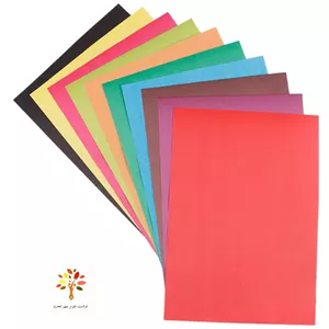 کاغذ رنگی A4 دورو بسته 10 عددی