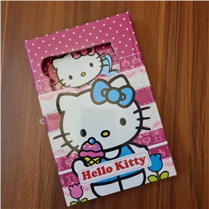 دفتر خاطرات سنجاقک قابدار قفل دار مدل hello kitty