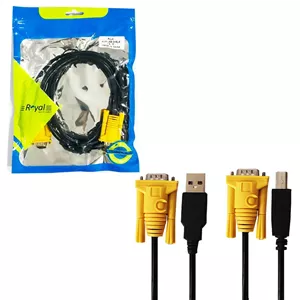 کابل 1.5 متری KVM USB رویال ROYAL