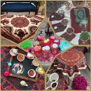 سفره هفت سین پته دوزی 