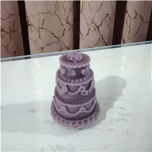 شمع کیک سه طبقه 6 سانتی
