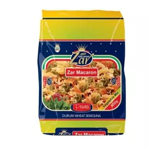ماکارونی فرمی پیکولی مخلوط سبزیجات زر ماکارون 500گرمی(پس کرایه)