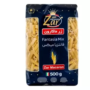 ماکارونی فرمی فانتزیا میکس زر ماکارون 500 گرمی(پس کرایه)
