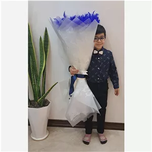دسته گل پروانه ای 1متری ریسه دار 
